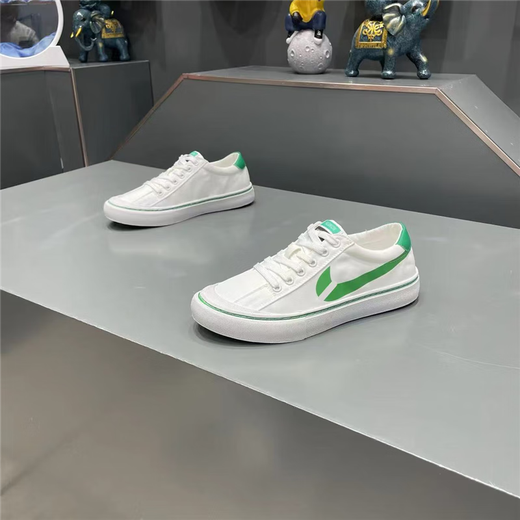 Town-top léger, confortable et à la mode simple et polyvalent résistant à l'usure et non glissante Chaussures décontractées en plein air 2025 Début du début du nouveau style blanc et vert 882-58 hommes 38