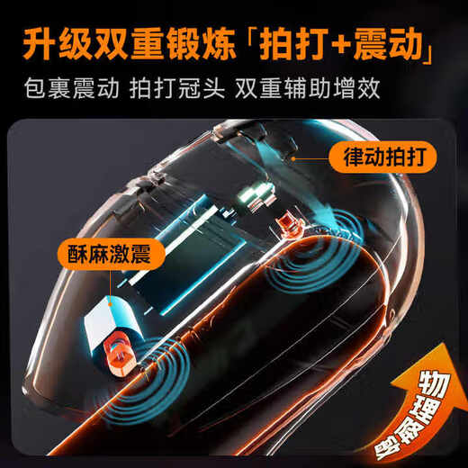 GALAKU glans trainer masturbation device fully automatic electric aircraft cup real men vent adult products penis massage F1 glans trainer black丨deep throat semen extraction丨thread massage丨intelligent heating