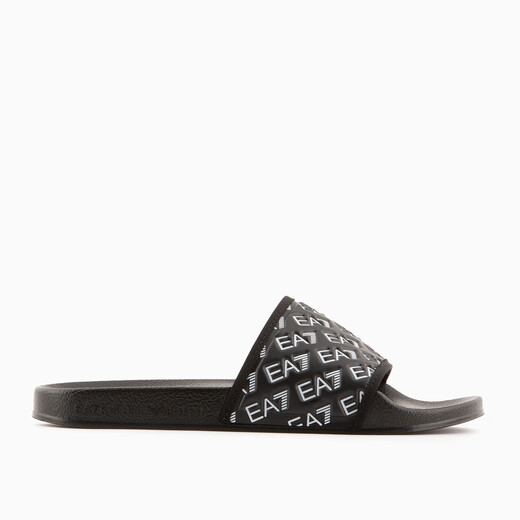 ARMANI / ARMANI EA7 LOGO MOSS MENS'S LOGO IMPRIMÉ CASSORAD FLIPS 7X000109 AF15125 WHITE M0115 43