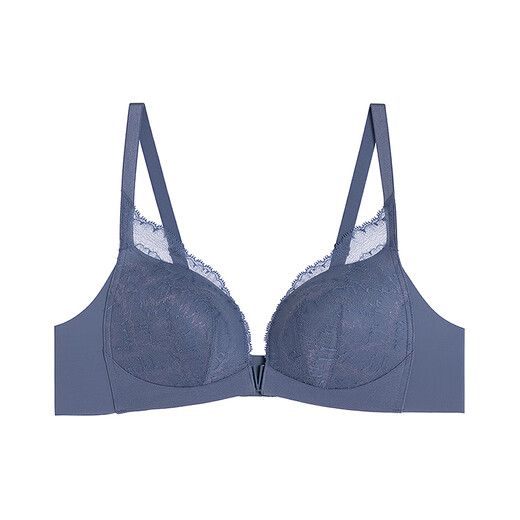 
Love spring and summer underwear for women, Jianyun, no steel ring, medium thick hidden holes, small breasts, gathered bra, AM17A701, Sapphire Blue V7B 70A