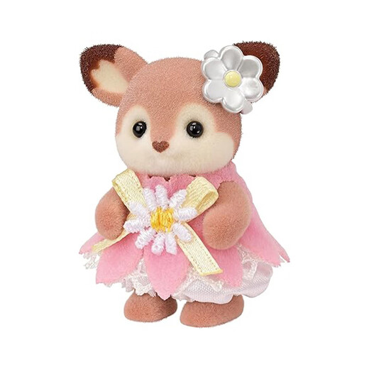 Sylvanian Families Version japonaise de SIKA Deer Swing Set, Joue House Girl Toy Doll Set, cadeau d'anniversaire pour les enfants