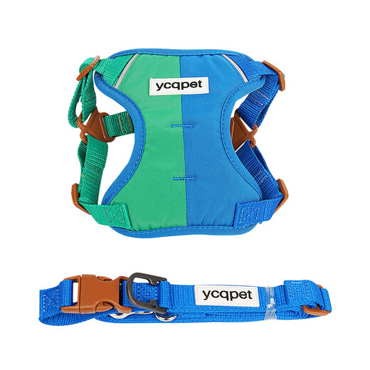 Ycqpet dog leash reflective chest harness small dog vest style dog leash dog leash dog chain dog leash Y15 green M