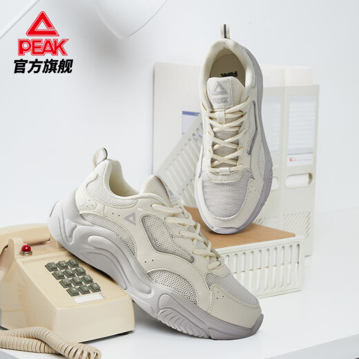 匹克小胖鞋2.0春夏新款男鞋复古增高老爹鞋轻便运动休闲鞋DE440371