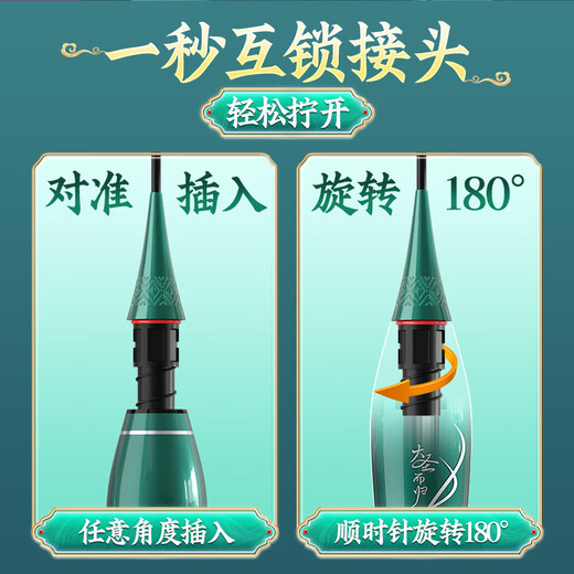 Xiaofengxian Bitchen-Haken Farbwechsel Luminous Float S-Di06 Tag und Nacht Dual-Use Kristall Hartschwanz Float Higempfindlich Crocian Carp Float Crucian Karpfen umfassend