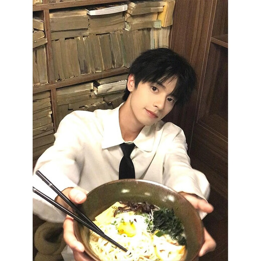 Digada cleanfit college style long-sleeved shirt men's spring and autumn new style interior with high-end dk shirt base jacket CSP-C976 white (excluding tie) L