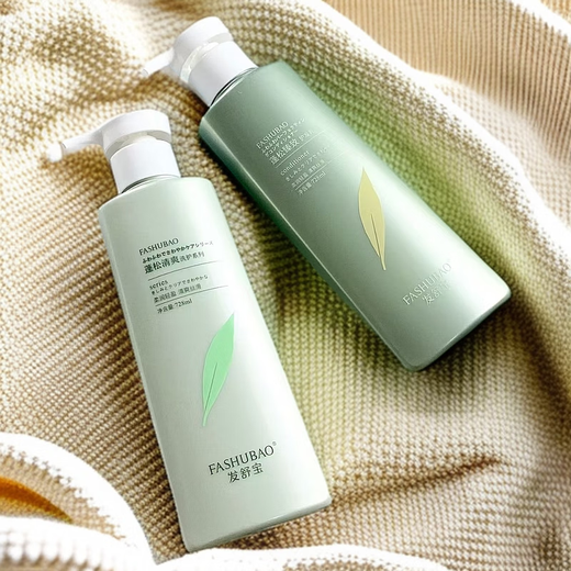 Fashubao Fashubao Shampoo Refrescante Control anti-distanda champú Hidratante Shampoo Cleansing y acondicionador esponjoso [728ml] Botella refrescante e hidratante 1 botella