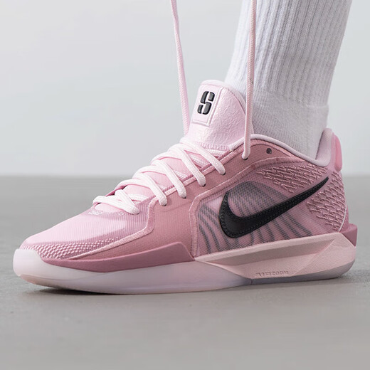 耐克（Nike）篮球鞋男鞋女鞋夏季新款SABRINA 2实战缓震运动鞋轻便透气休闲鞋 FZ1517-601泡沫粉/元素粉/黑 40.5