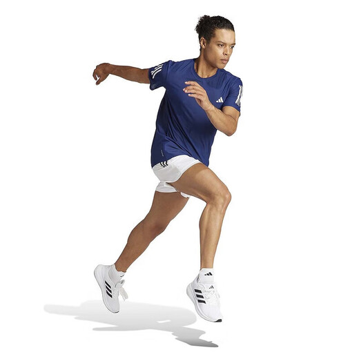 阿迪达斯（adidas）春夏运动跑步半袖休闲宽松衣服圆领短袖男 IN1502 A/S码