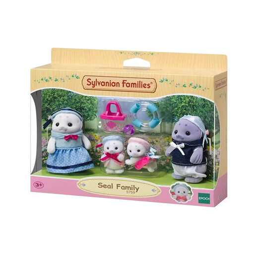 Sylvanische Familien japanische Seal Familie spielen Haus Girl Spielzeugpuppe Anzug Geburtstag Geschenke für Kinder