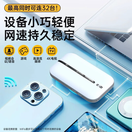 Xiaoxun Intelligent ofrece tráfico gratuito durante un año, móvil de velocidad Gigabit 5G, 25 modelos de wifi portátil, sin almacenamiento previo, alquiler mensual de 9,9, alta velocidad, nueva actualización, tráfico ilimitado, banda ancha inalámbrica para automóvil, Netcom completo, versión superior - tráfico gratuito por 1 año - doble banda de doble núcleo, 10G*12 meses de tráfico de alta velocidad gratis