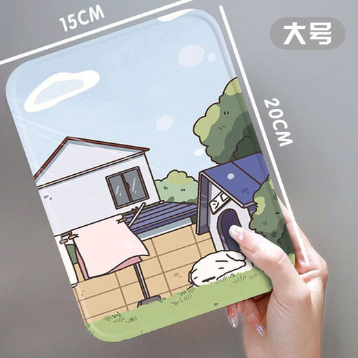 Yuhua Makeup Miroir pliable Crayon Shin-shirt Pliant sous stockage étudiant Portable Dormitory Desktop Desktop PEP Large taille 1477
