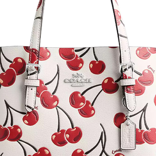Coach Mollie fourre-tout 25 sac à main féminin sac à bandoulière sac à bandoulière sac à légumes cy695-svcah blanc cerise