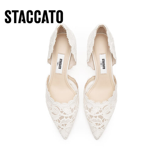 Sijiatu [тот же стиль, что и Yang Mi] 2025 New Burano Lace Island High High High High Heald Swed Swed Shoes Single Sandal