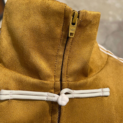 Adidas (adidas) Clover Jacket Men's y mujer Spring New Sportswear Sportswear Fashion Stand Collar Chaqueta JV9256 JZ9926 Roca Bronce Bronce China Tang Suit Hanfu One Size S