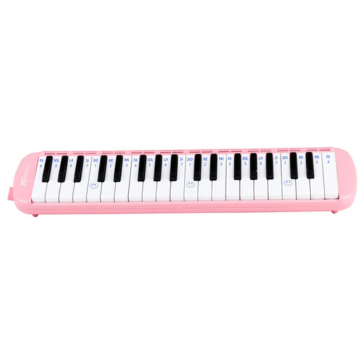 Jiaderui Organ 37 Keys Grundschule Junior High School Schüler für Klassenzimmer Unterrichten Anfänger Erwachsener Blasen Windinstrument Pink