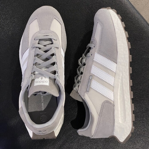 阿迪达斯 （adidas）跑步鞋女鞋男鞋2025新款夏季RETROPY E5 BOOST缓震运动鞋休闲鞋 GY9922灰/深灰 38.5