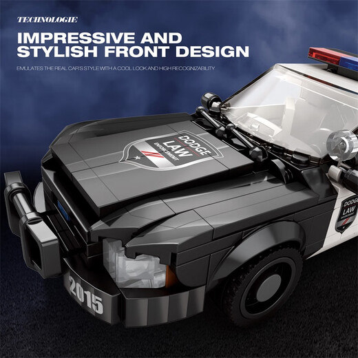 Bloques de construcción de LEGO compatibles con el nuevo modelo de carreras de carreras de automóviles de la policía de ocho cuadrículas Lele Lele High Go Toys FXX-K Ferrari 686