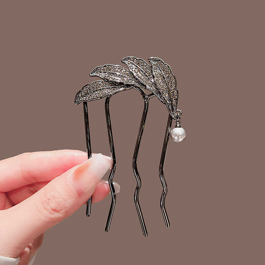 Ji Sifan wheat ear U-shaped hairpin new Chinese style ancient style headwear high-end Hanfu hair accessories artifact hairpin hair accessories birthday gift wheat ear high-end hairpin (gift box)