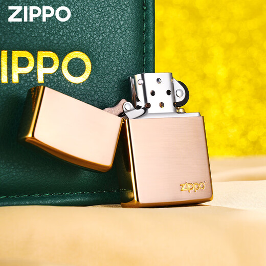 ZIPPO打火机 镀金芝宝官方蛇年煤油蛇年限量生日礼物 镀金标志【新机无油】DY9902DK