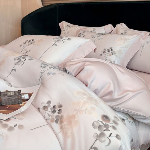 Bliss Mercury Home Textiles [1484 Люди высоко оценили] Экспорт 240 кусков Тяньши из четырех частей летних щитов шелковой шелк yicang-spring медовая орхидея (голая спящая мать и чистое время ребенка) 1,5 лист четырехсетен