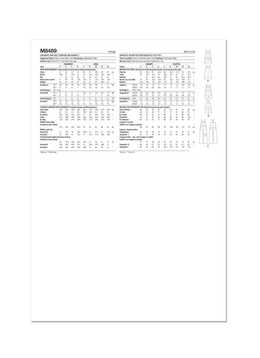 McCall's Kids and Girls Pinafore and Overalls Seam Pattern