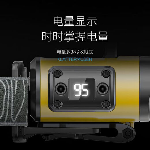 昙蓓漫夜钓头灯超长续航钓鱼感应户外帽夹灯强光超亮头戴式充电防水 六 标准【高亮3879K-待371H】COB泛光