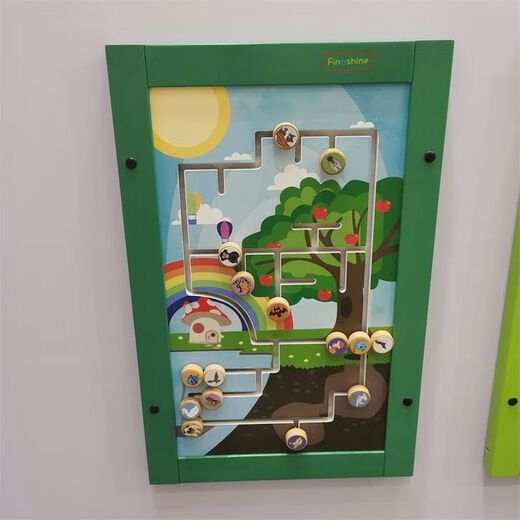 Hongtong Kindergarten Wandspielzeugkorridor Spiel Dekoration Kinder frühe Bildung Montessori Unterricht AIDS Wandbetrieb Kognitiver Brettmaterial Formspiel