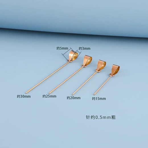 18K gold beeswax jade jade safety buckle Guanyin Buddha au750 gold color gold universal pendant buckle gold color (without buckle) 15mm