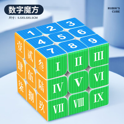 
Jianwei Shen Magic Cube Children 1-3 years old creative third-level magic cube smooth and ever-changing infinite kindergarten primary school students gift [Daily tool pattern] - tutorial manual