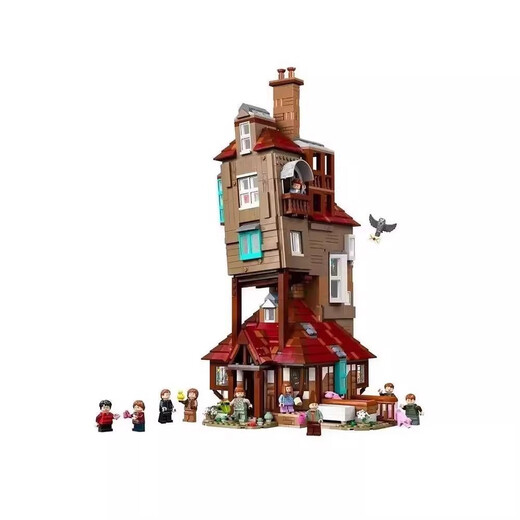 Lele Brothers Chinese Building Blocs 76437 Harry Potter 2024 Burrow Collection Edition Large Assemblé Toys Birthday Gift Ornaments Edition Burrow Collection Edition + Lighting Group