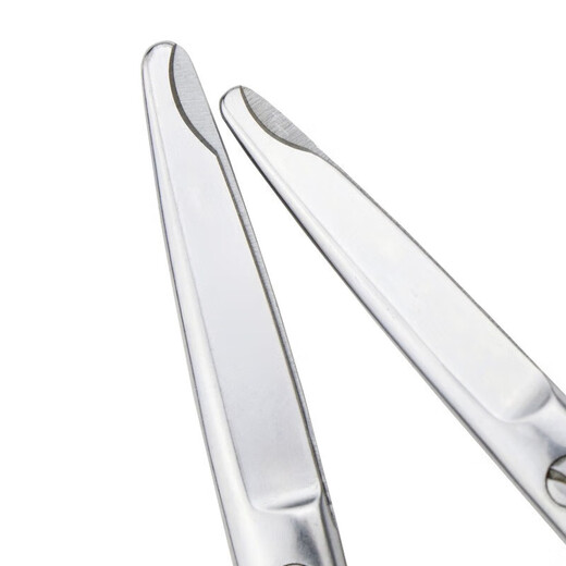 Bingyu BM506 thickened stainless steel scissors, high hardness, acid-resistant and rust-proof scissors, 18cm curved tip
