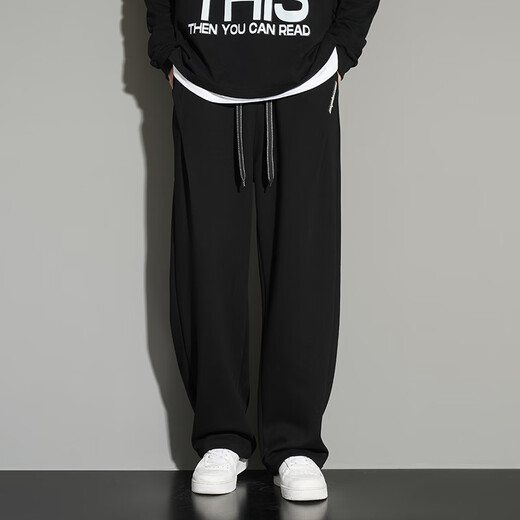 Nasawassup Black Men's Fasual Casual Banns Straight Banns Men's Men's Men's Spring и Andly Wornatile Bants Брюки.
