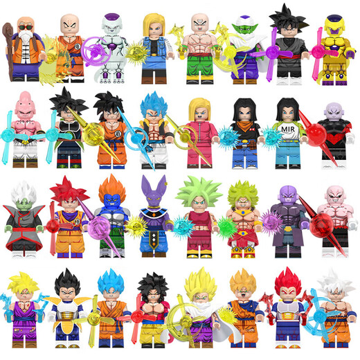 LEGO Figuras de pelota de dragón de lego conjunto completo de adornos de sola wukong cómics bloques de construcción periférica juguetes wm2694 sol wukong