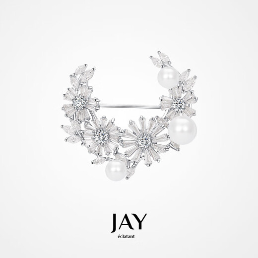 Jay brooch, female corsage, female accessories, safety pin, lapel pin, birthday gift for mother, mother-in-law, elders