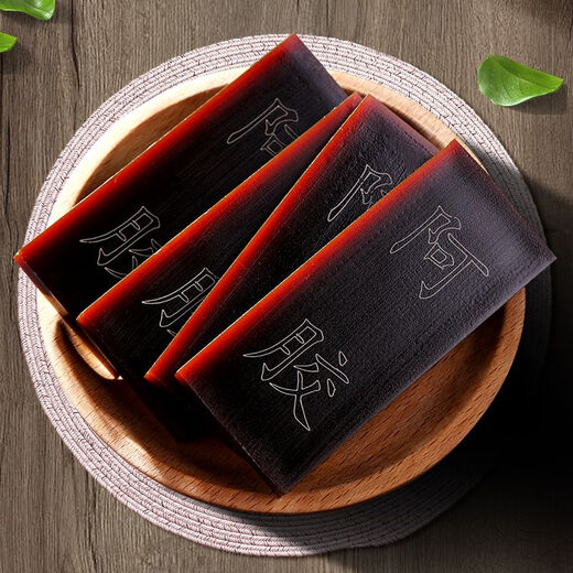 Shandong Dauke-Hide Gellatin authentique Hide Gélatine Bloc de gélatine Gélatine 450g Gélatine à âne pur Gélatine Boued Hide Gelatin Matières premières Shandong Hide Hide Gelatin 220G