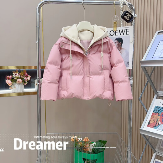 FR.YH.ZH小同学kids童装国标女童2024洋气双拉链棉服-9712 粉红色 cm 120