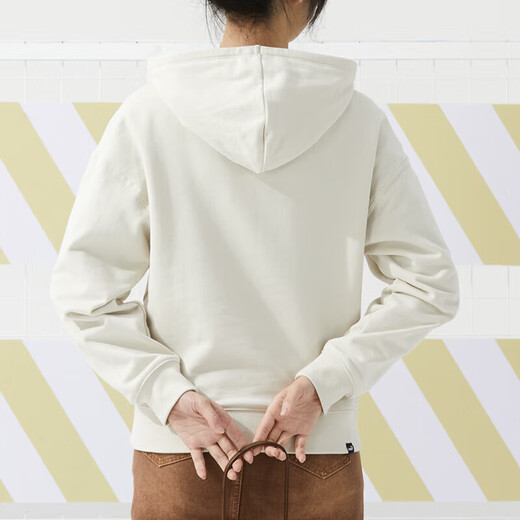 彪马（PUMA）运动套装纯棉女士 春秋款针织连帽卫衣套头衫 跑步束脚长裤休闲裤 单件上装/682158-87 XS