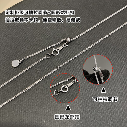 Fat Donglai's same Tahitian black pearl pendant S925 silver Zhenduo hemp gray Princess Diana pearl necklace for women black single silver necklace pearl white total length about 46.5cm