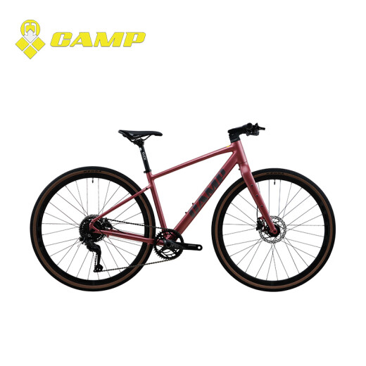 坎普（CAMP）GX300 公路车平把综合型越野铝合金车架9速油碟禧玛诺变速自行车 宝马灰 455码 700c