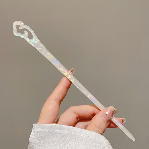 New Chinese style ancient style hairpin high-end simple modern wooden hairpin fresh temperament Hanfu cheongsam hairpin for women 3# Xiangyun hairpin