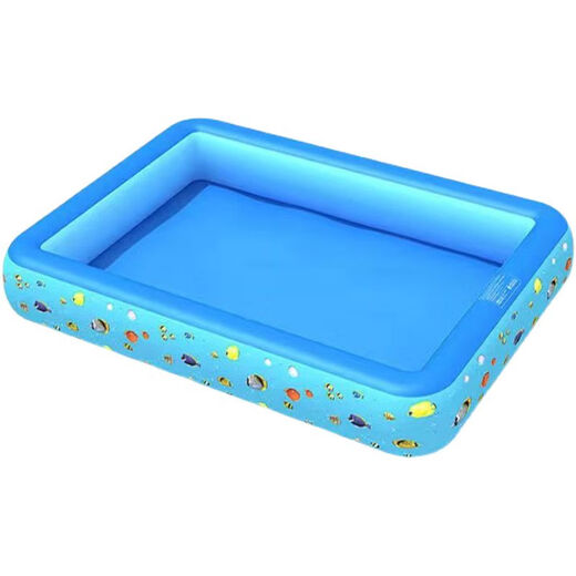 Children's fishing pond magnetic toy set square park stall fishing pool shopping mall inflatable fish pond 1.8m standard package