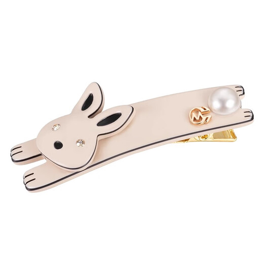 Cercoo Rabbit Hair Clip Seamless Hair Clip Broken Hair Bangs Side Clip Women's French Duckbill Clip 1 Piece Apricot