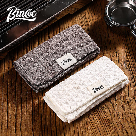 Bincoo barista bar towel milk tea shop coffee machine special rag to absorb water and clean milk stick small square towel