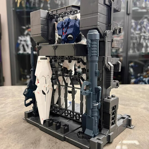 乐嘻玩顺丰发大班6636MG独角兽带兽笼1号机可爆甲1/100拼装模型玩具 6636 MG独角兽豪华版 原配置