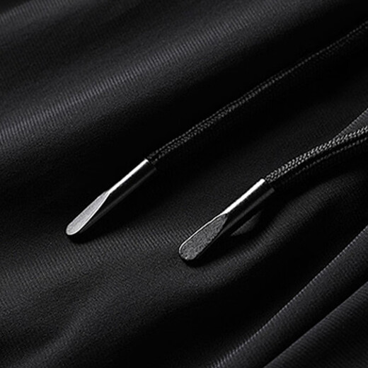 Woodpecker (TUCANO) shorts men's summer sports cropped pants loose breathable comfortable straight pants versatile pants men's black XL