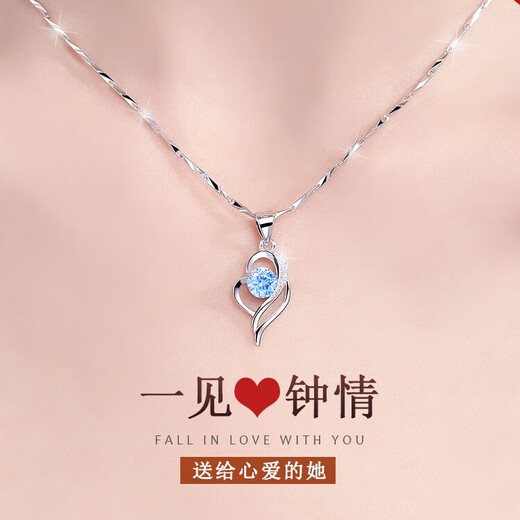 Ancient silver needle earrings for women 2025 new one-week earrings birthday gift for women light luxury niche high-end practical one-week earrings gift box + S999 pure silver necklace set