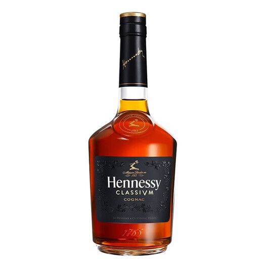 Hennessy New Cognac 700ml (caja de regalo) Botella original de la botella original de muestra de licor y licor de licores 700ml 1 botella