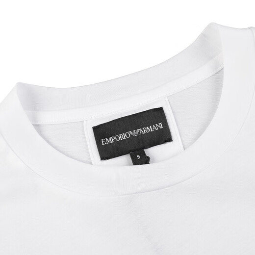 阿玛尼（ARMANI）男装经典百搭时尚T恤12006礼物 白色 XL