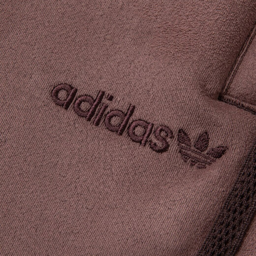 阿迪达斯 （adidas）三叶草运动裤女裤春季新款健身裤子透气休闲裤收口长裤IX1047 IX1047暗灰棕 L