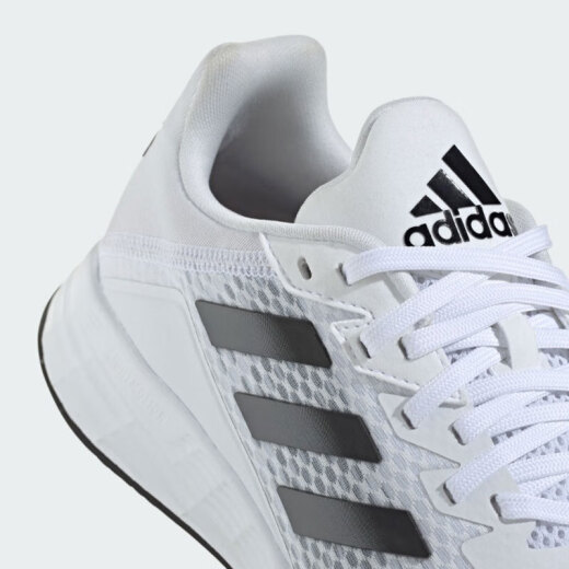 
Adidas running shoes men's shoes women's shoes 2025 summer new DURAMO SL low top sneakers lightweight breathable casual shoes JQ9715 white/black/grey 37 (230mm)
